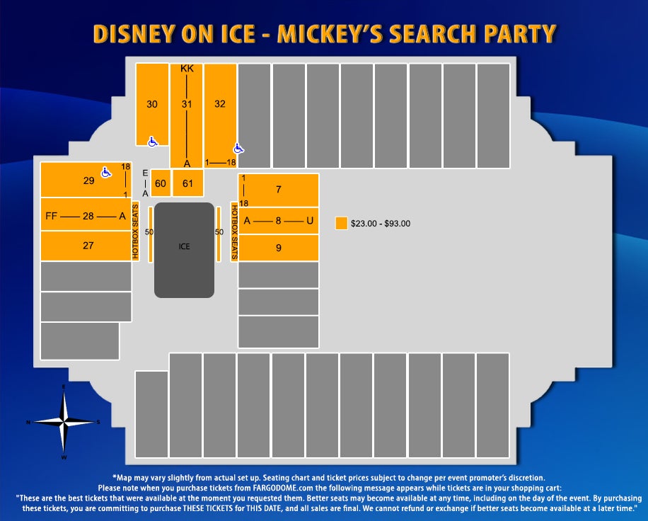 Seating Charts FARGODOME