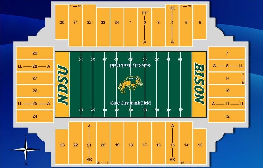 Fargodome Bison Seating Chart